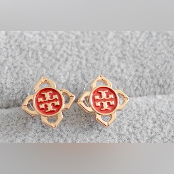 Tory Burch Jewelry - Tory Burch logo stud earrings